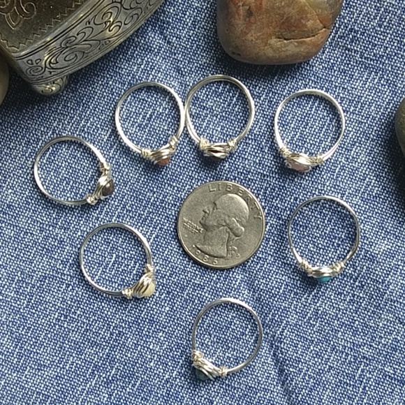 NWT Handmade Wire Wrapped Gemstone Ring - Picture 6 of 8